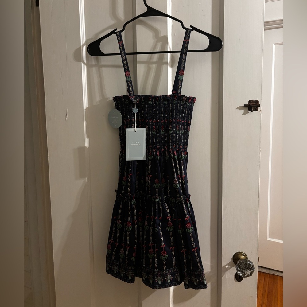Hill House Navy Floral Dress